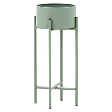 Small Green Floor Standing Planter