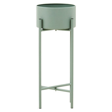 Small Green Floor Standing Planter