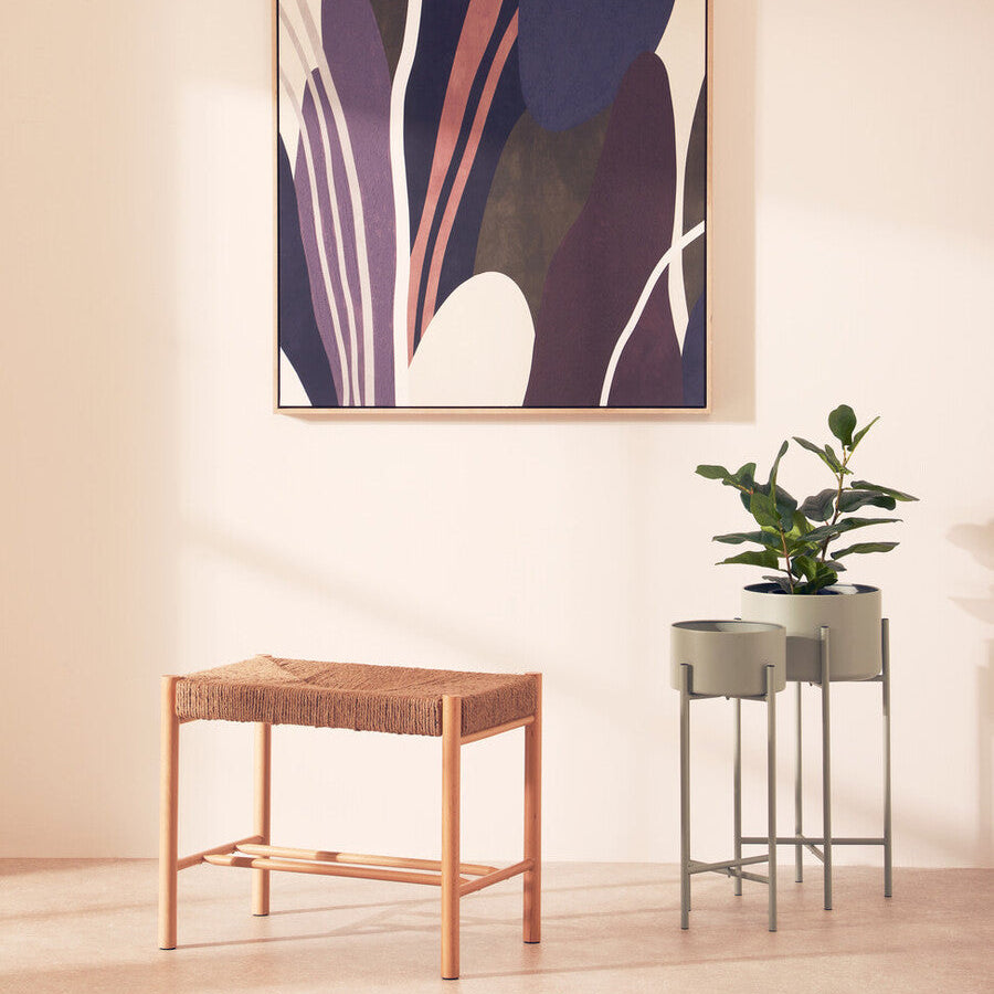 Small Green Floor Standing Planter