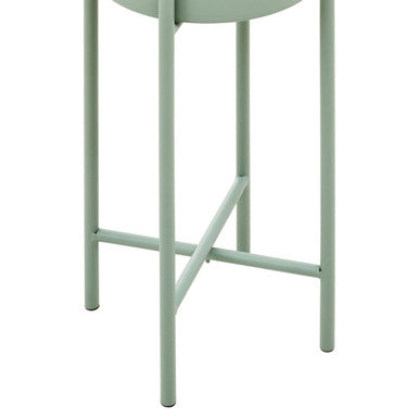 Small Green Floor Standing Planter