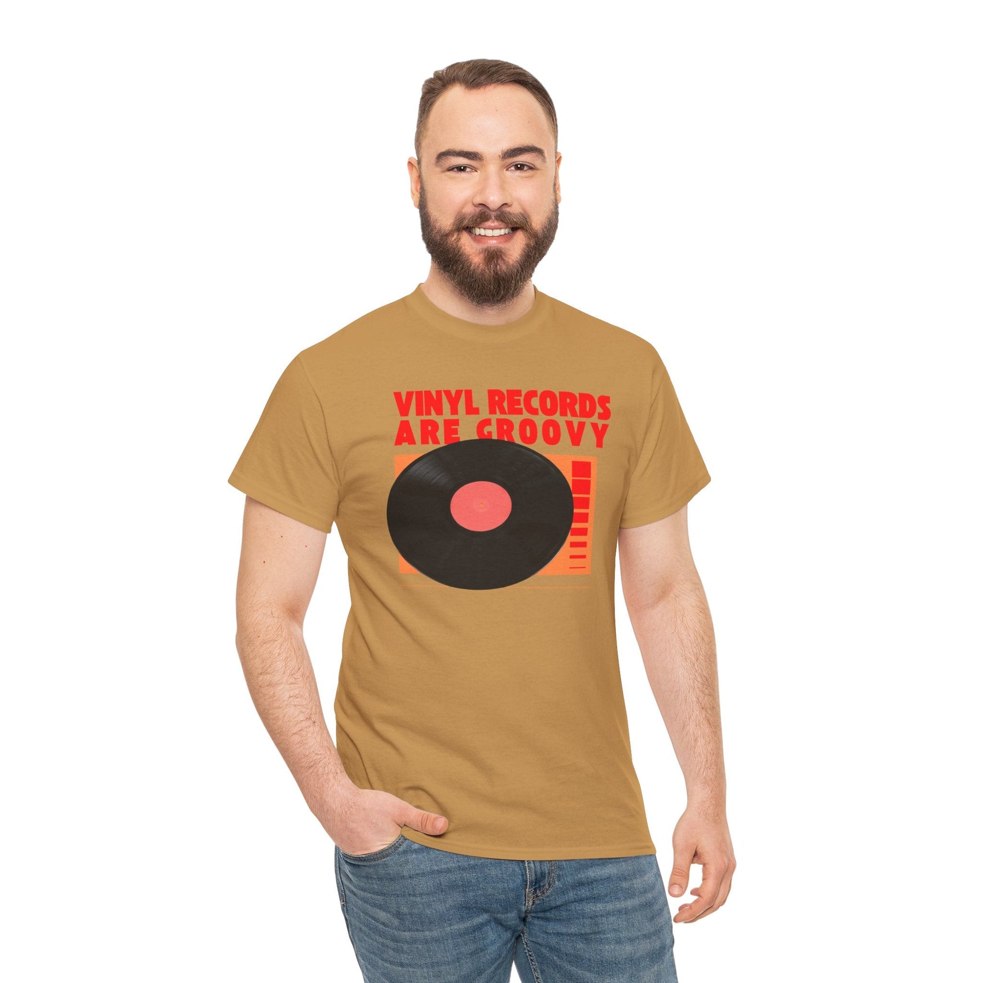 Vinyl Records Are Groovy Bold T-Shirt