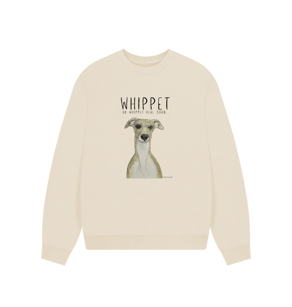 Women's Oversized Whippet Sweatshirt in Organic Cotton