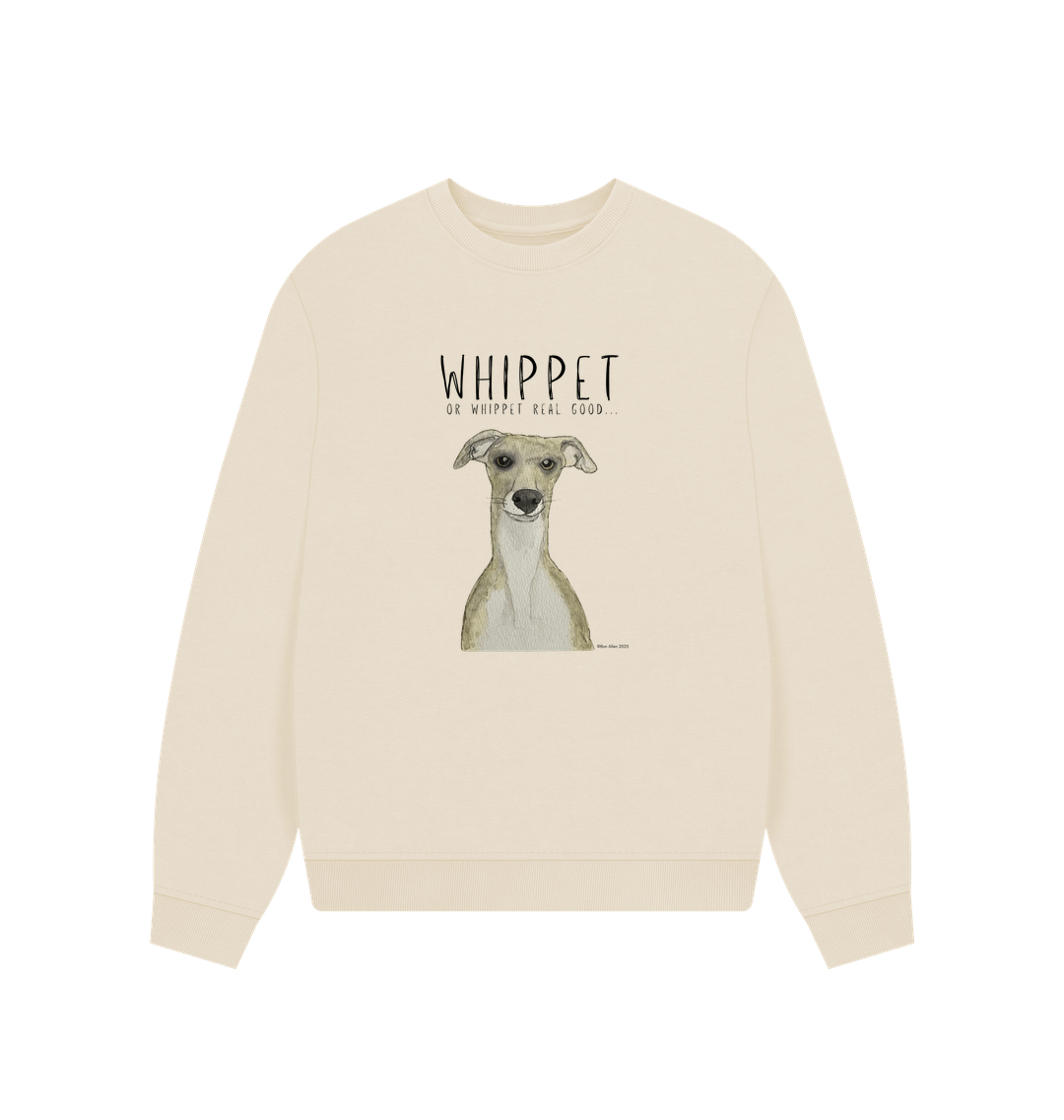 Women's Oversized Whippet Sweatshirt in Organic Cotton