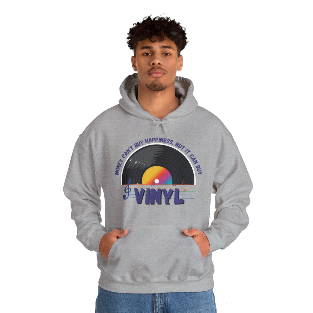Money Can't Buy Happiness But It Can Buy Vinyl Men's Hoodie