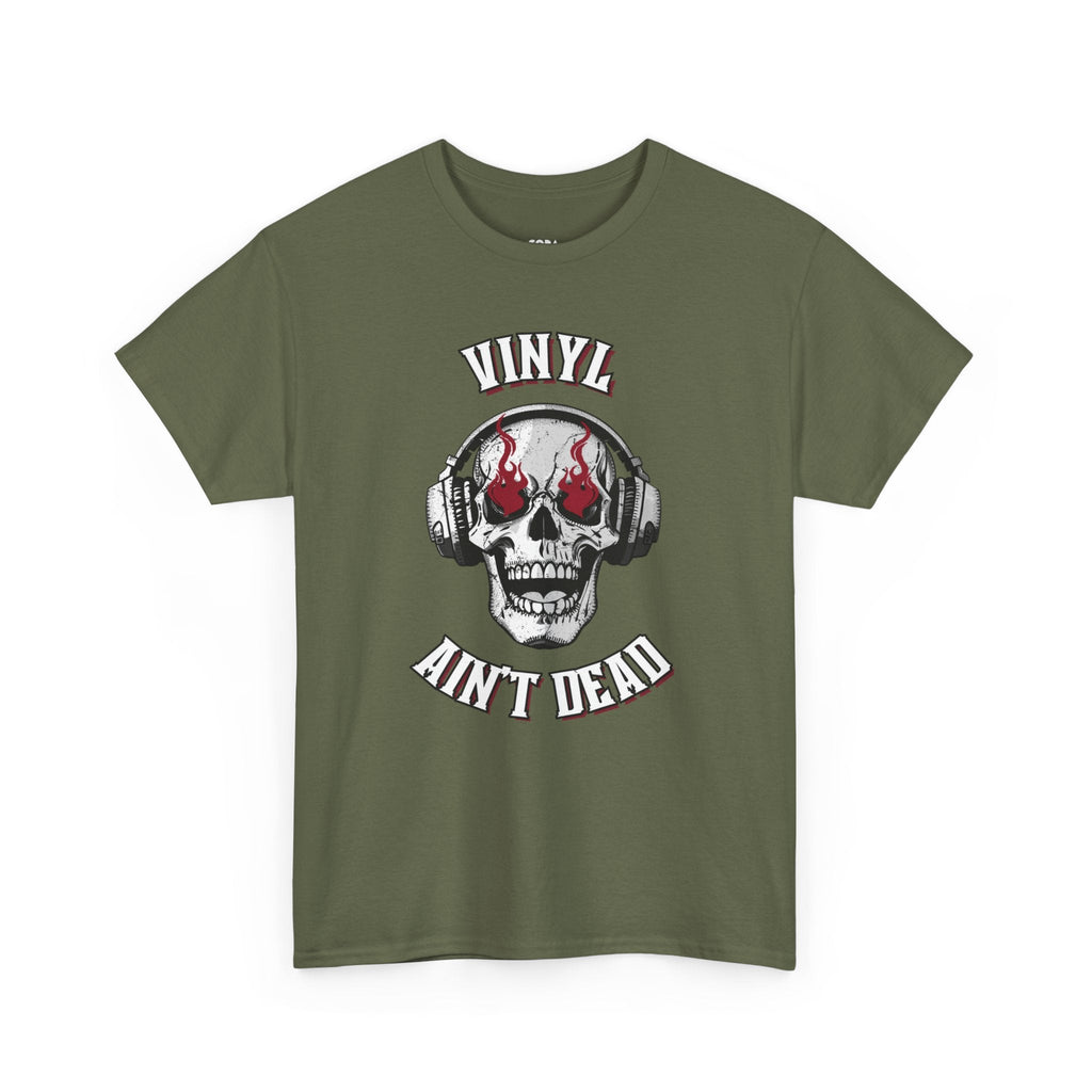 Vinyl Ain't Dead Skull Men's T-Shirt