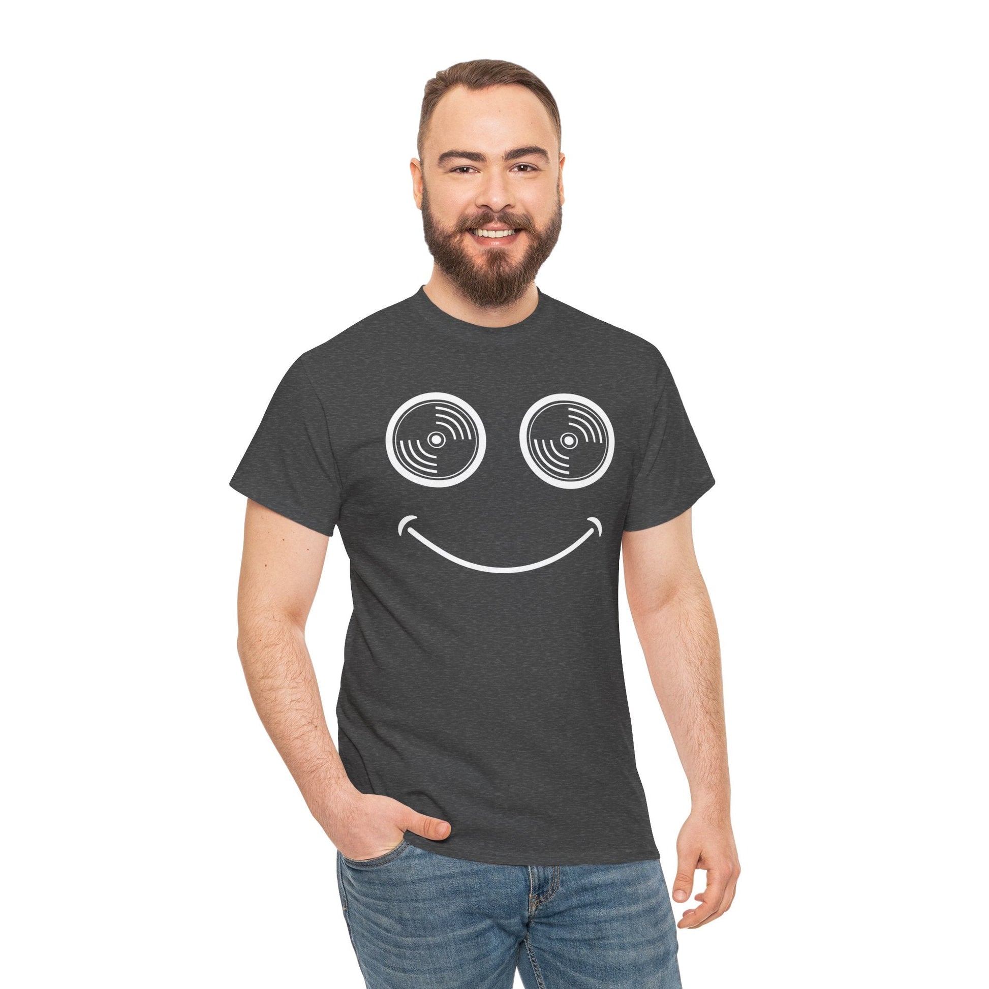 Vinyl Makes Me Happy Men's T-Shirt