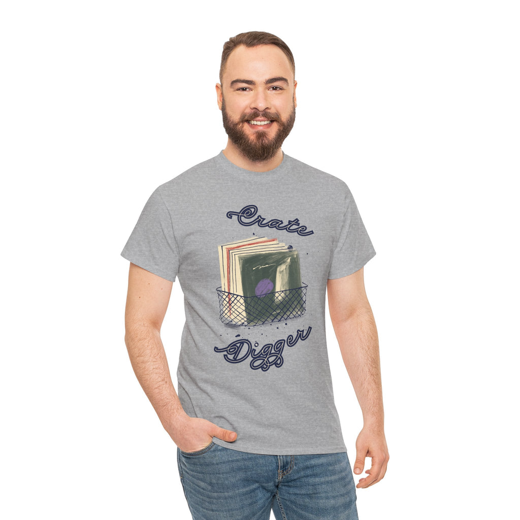Crate Digger Vinyl Records Men's T-Shirt