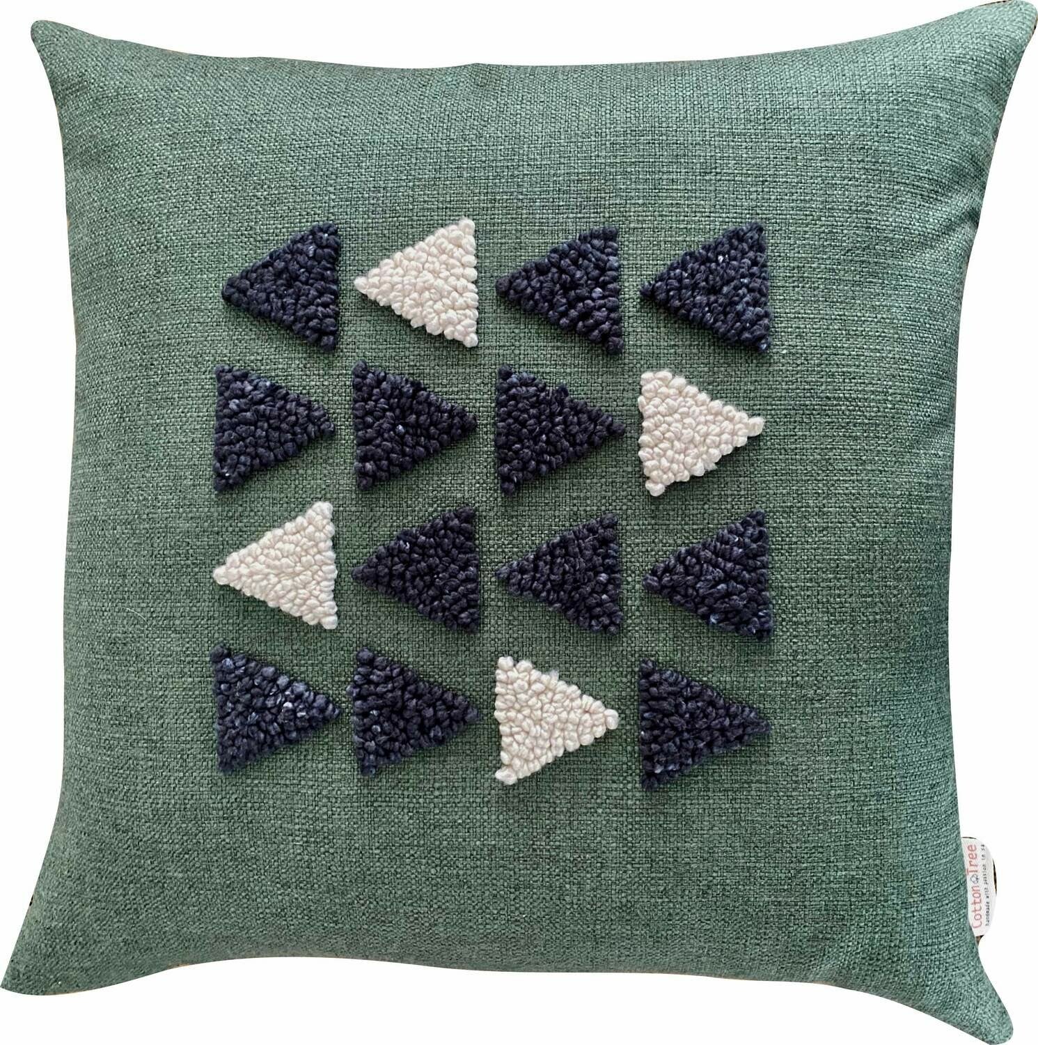 Punch Needle Cushion Cover AfriScandi Pattern 4