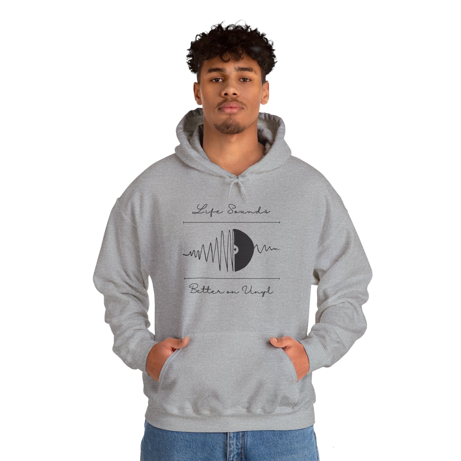 Life Sounds Better on Vinyl Men's Hoodie