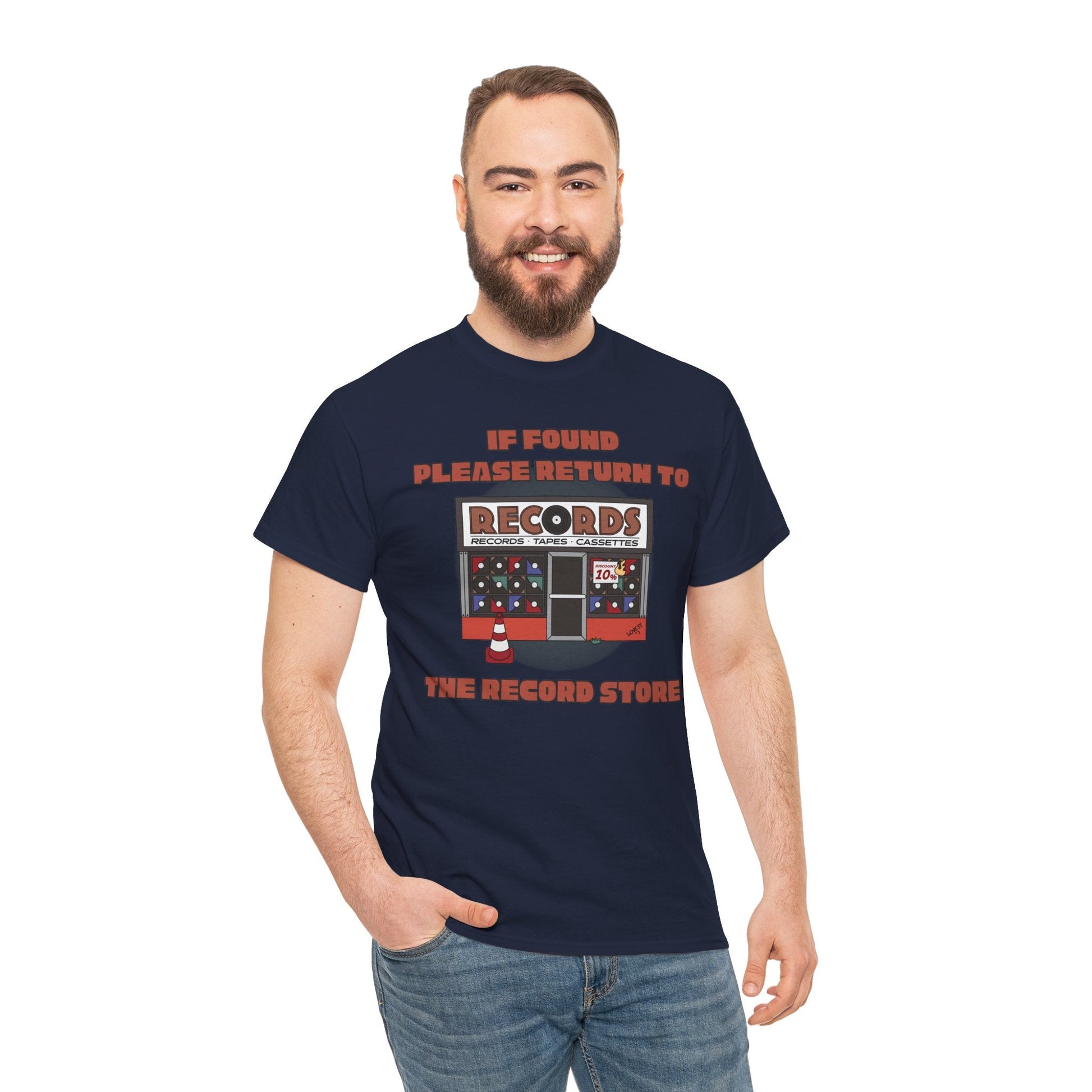 If Found, Please Return to the Record Store Men's T-Shirt