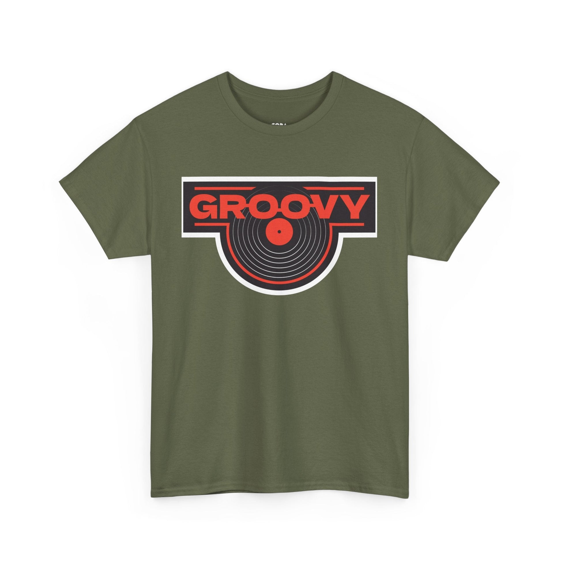 Groovy Men's Vinyl Records T-Shirt