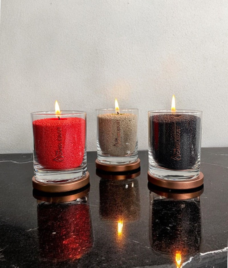Elegant Black Candle 160g – Modern, Refillable & Scent Customizable by Candledust at www.brixbailey.com