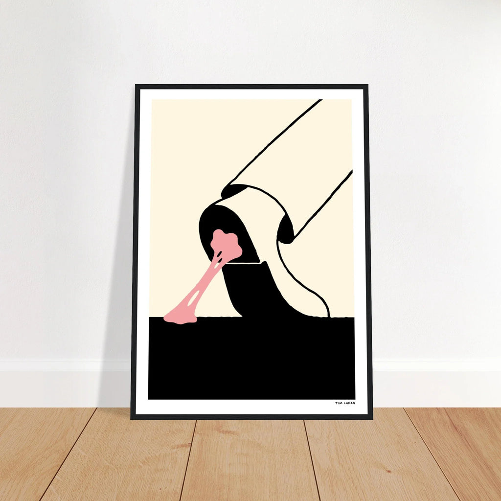 Stuck Framed Print