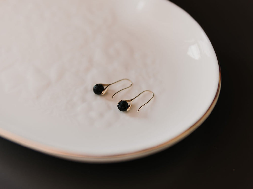 14K Gold Plated Diffuser Earrings - Drop