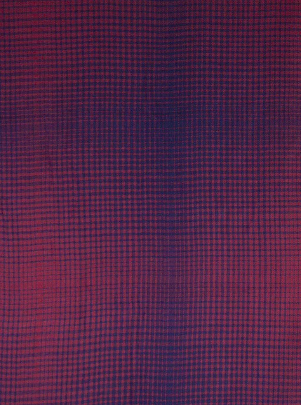 Gradient Checks Twill Weave Viscose Scarf in Fuchsia Purple