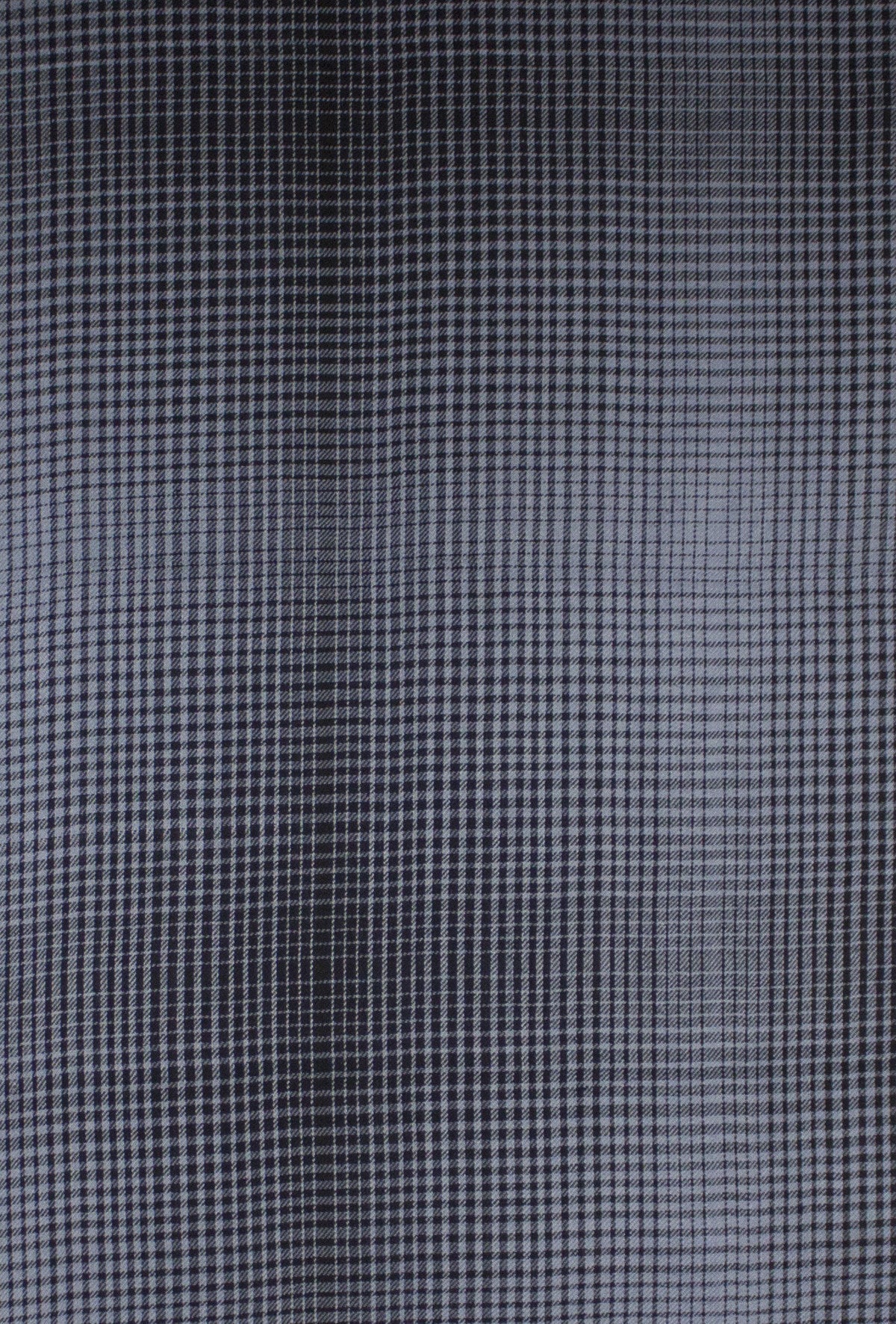 Gradient Check Viscose Scarf in Grey Black