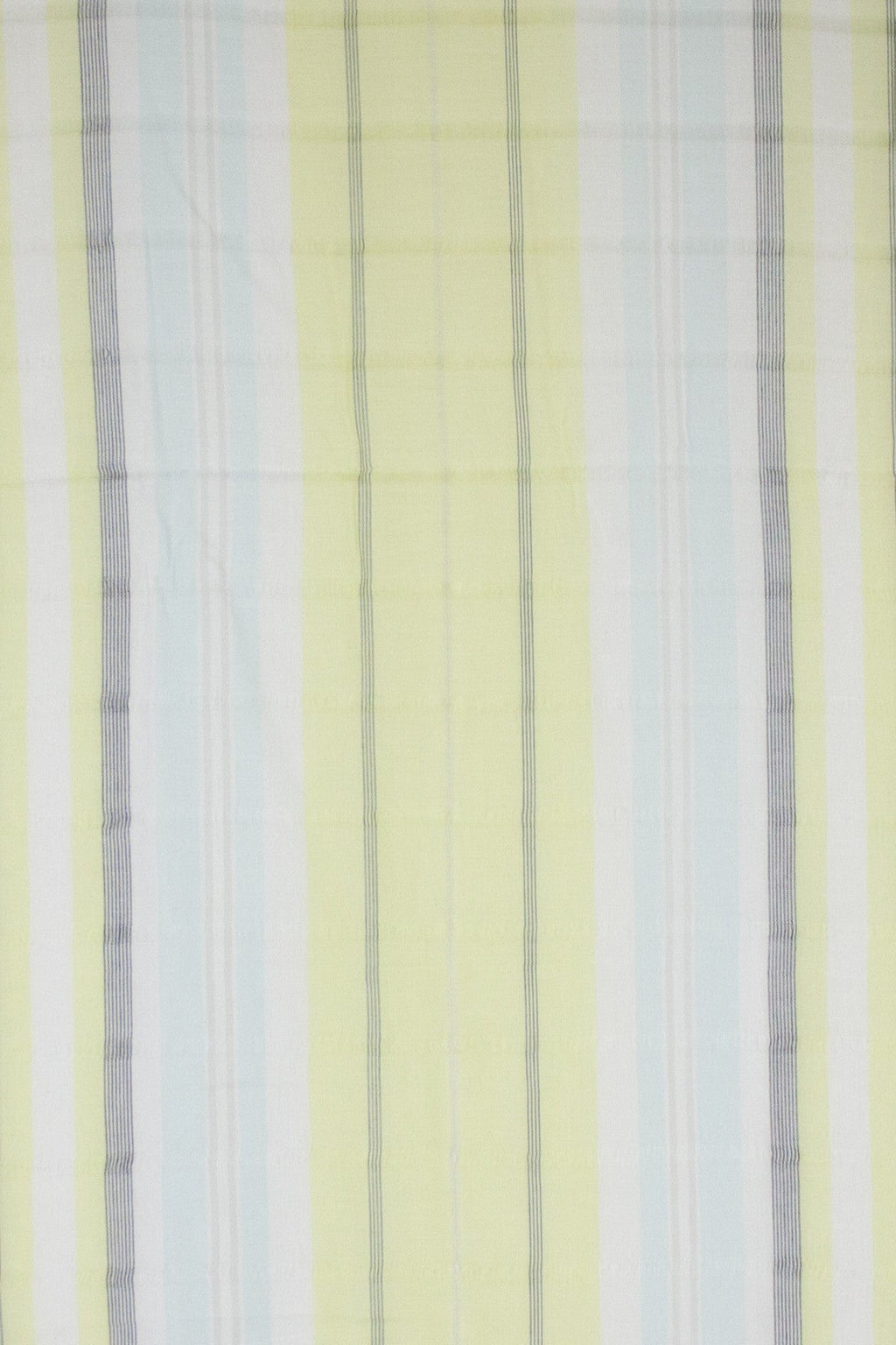 Aqua Lime Cotton Scarf with Textured Weave