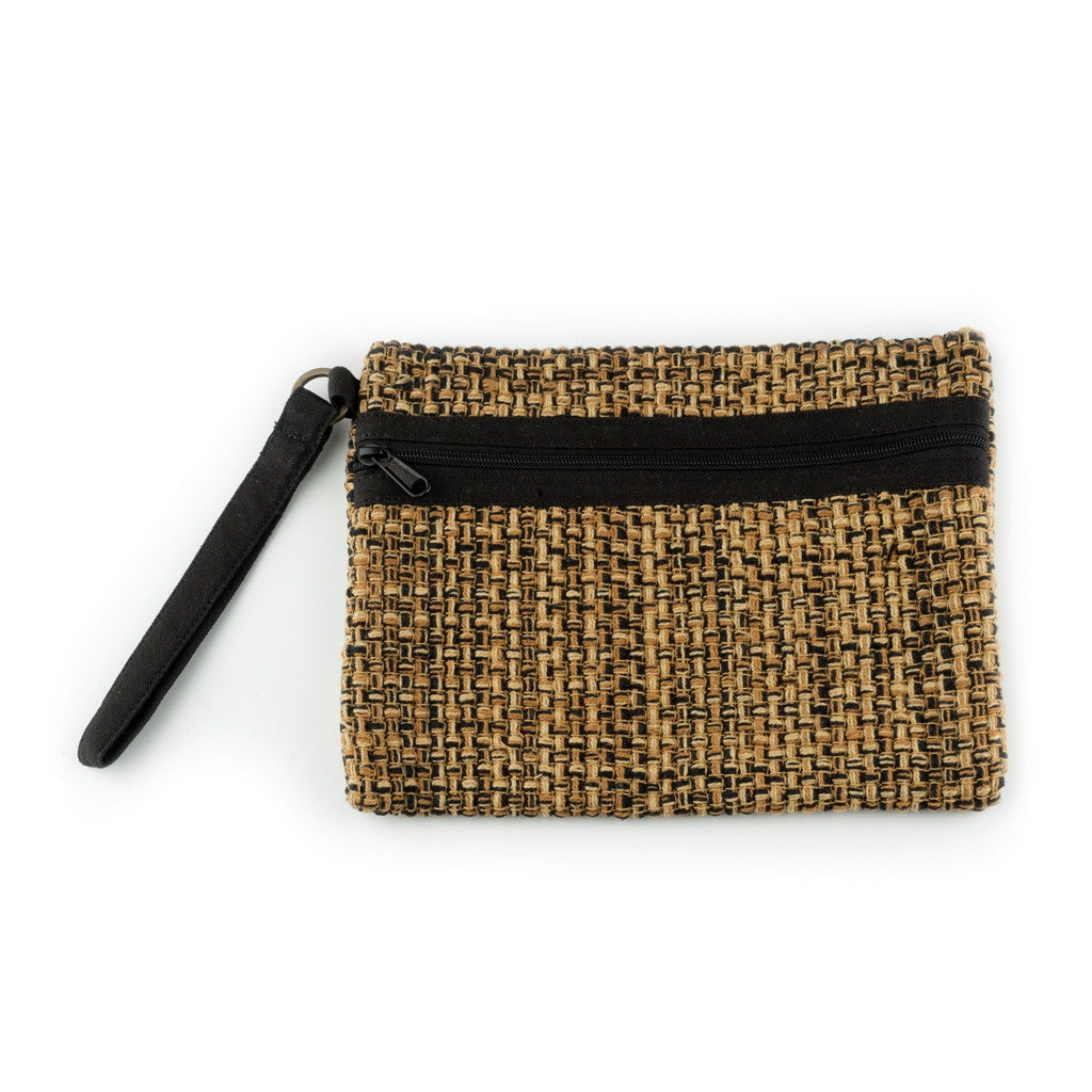 Brown Black Accessories Pouch