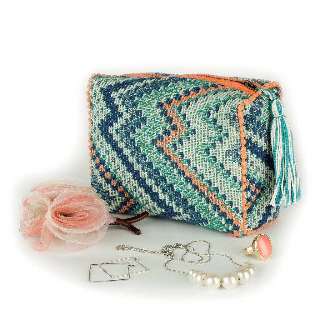 Chevron Love Makeup Pouch
