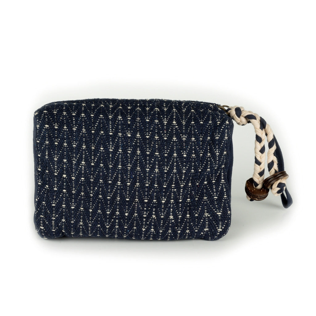 On My Mind Cosmetic Pouch in Navy