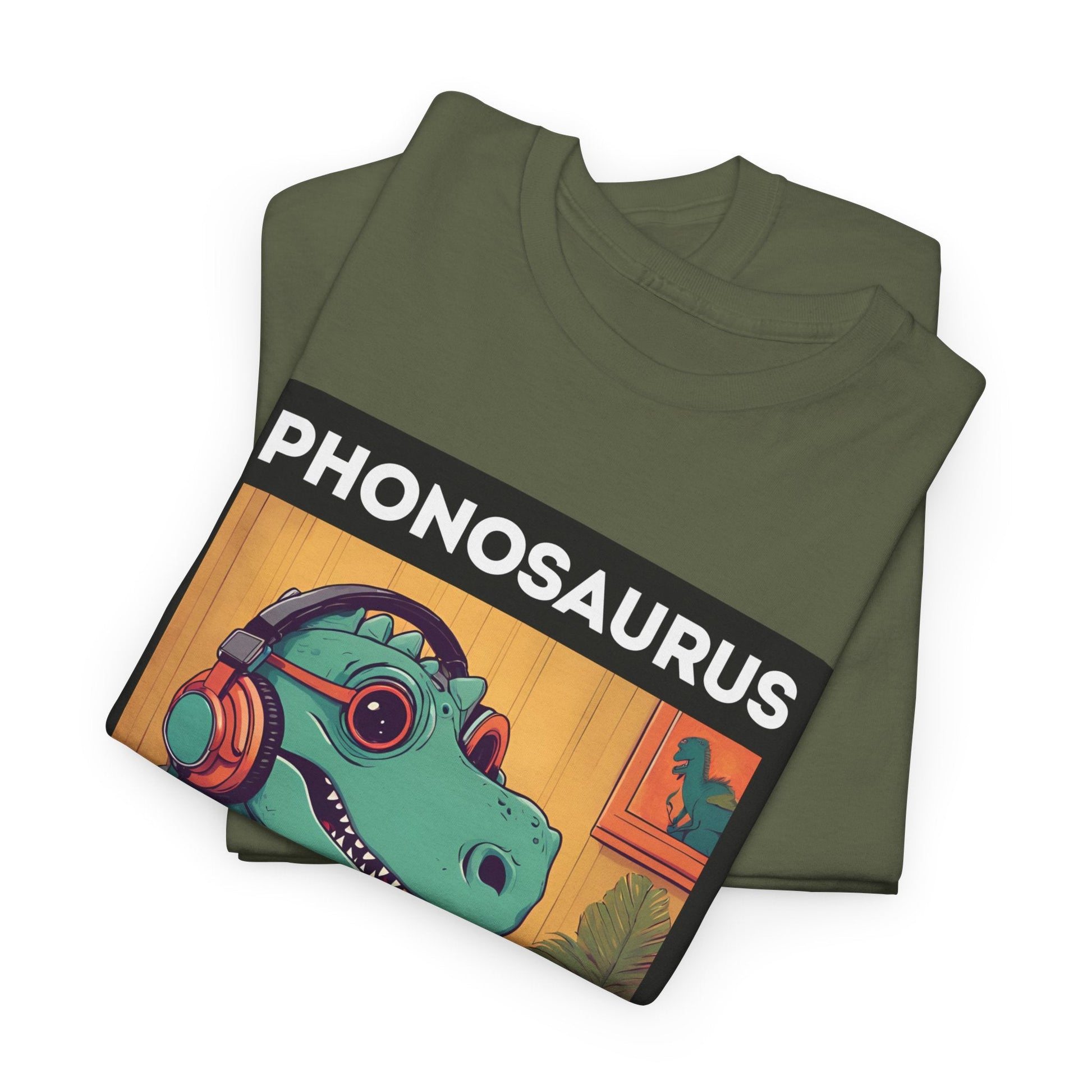Phonosaurus Men's Vinyl T-Shirt
