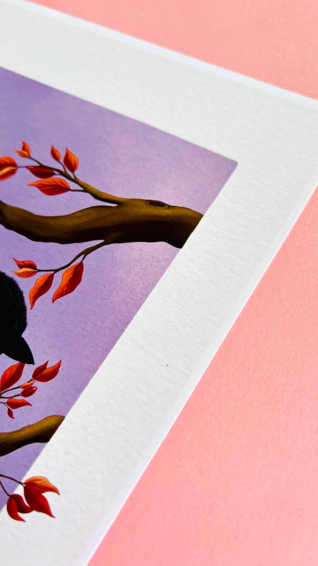 Coal Tit Autumn Art Print