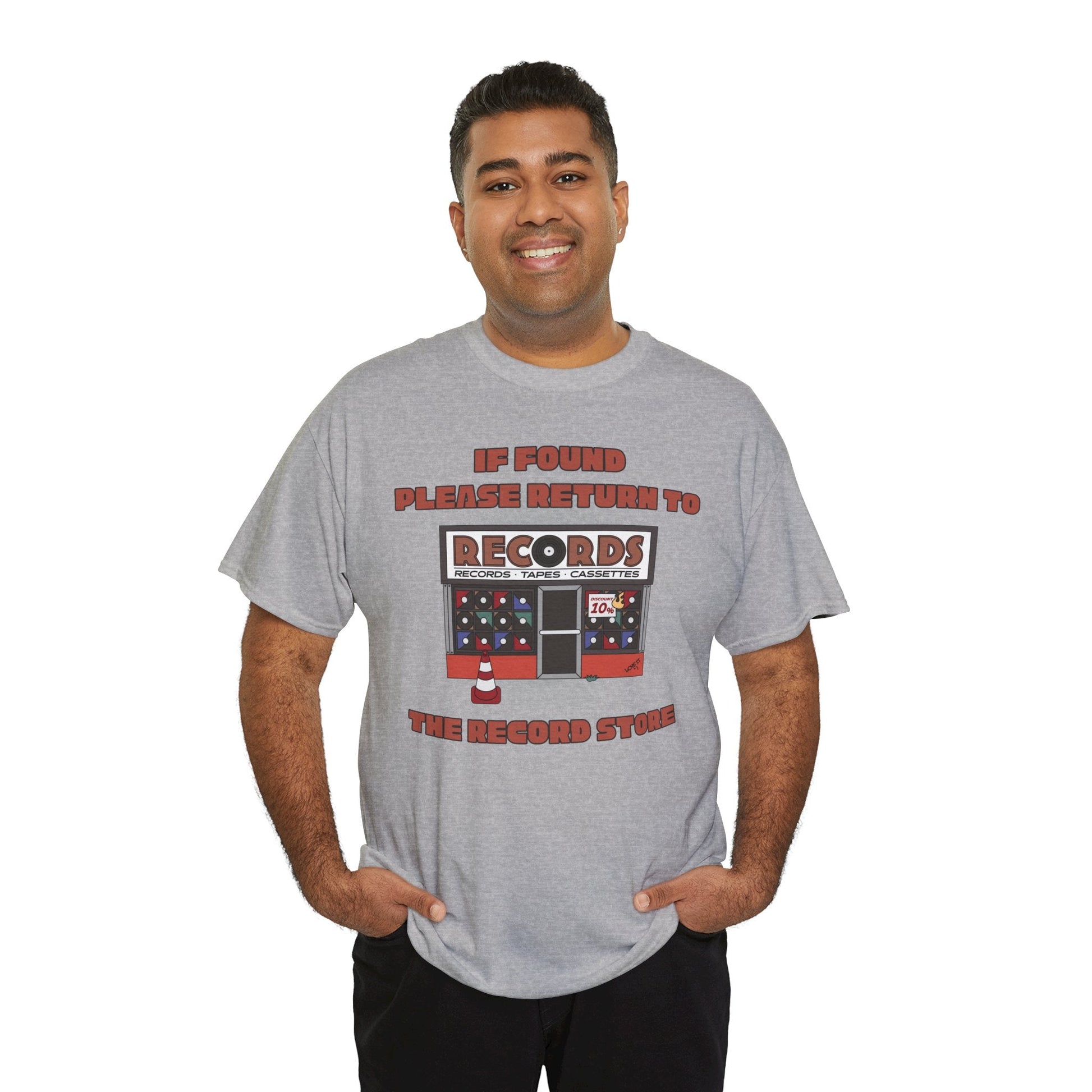 If Found, Please Return to the Record Store Men's T-Shirt