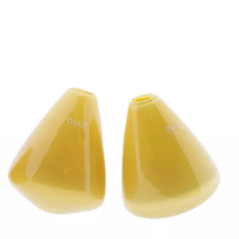 Tumbling Vase in Ochre 12 cm