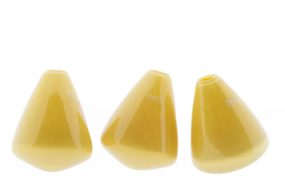 Tumbling Vase in Ochre 12 cm