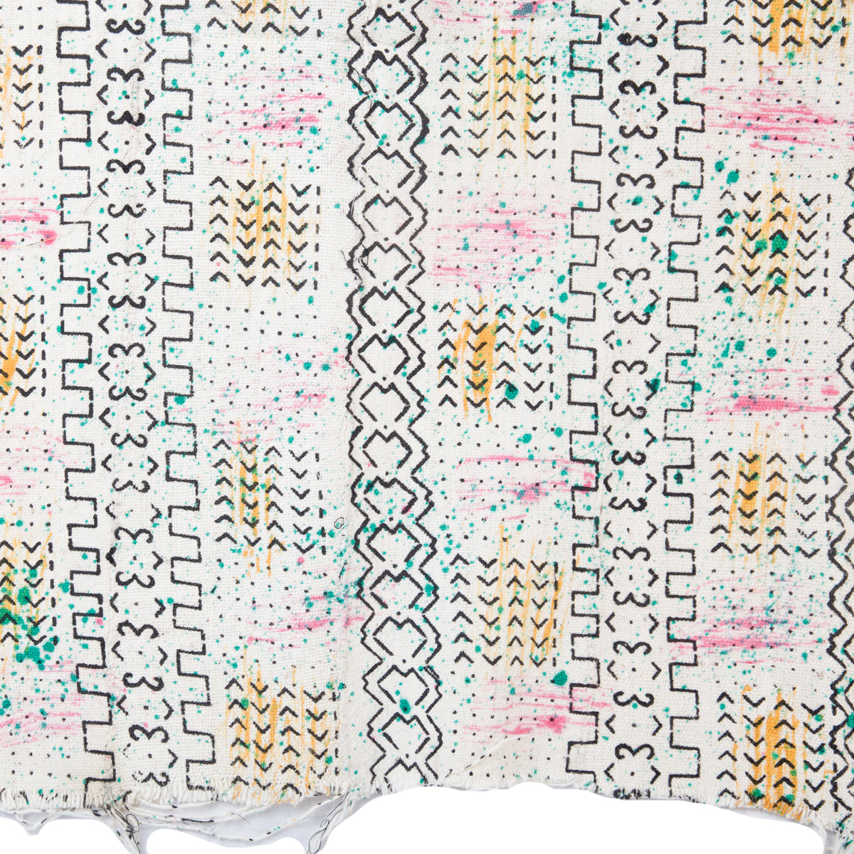 Handwoven Mud Cloth Throw 166cm x 104cm