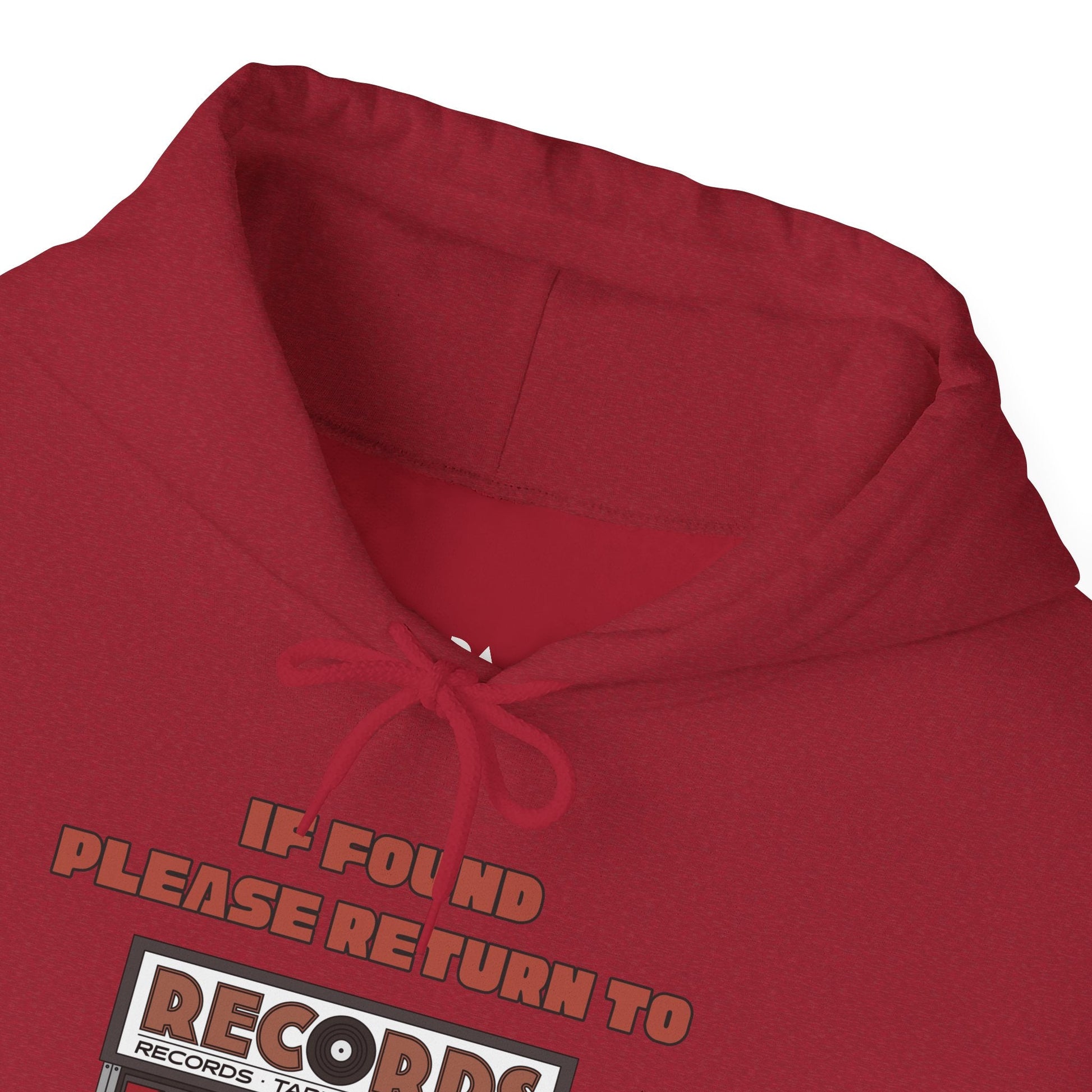 If Found Please Return to the Record Store Mens Hoodie