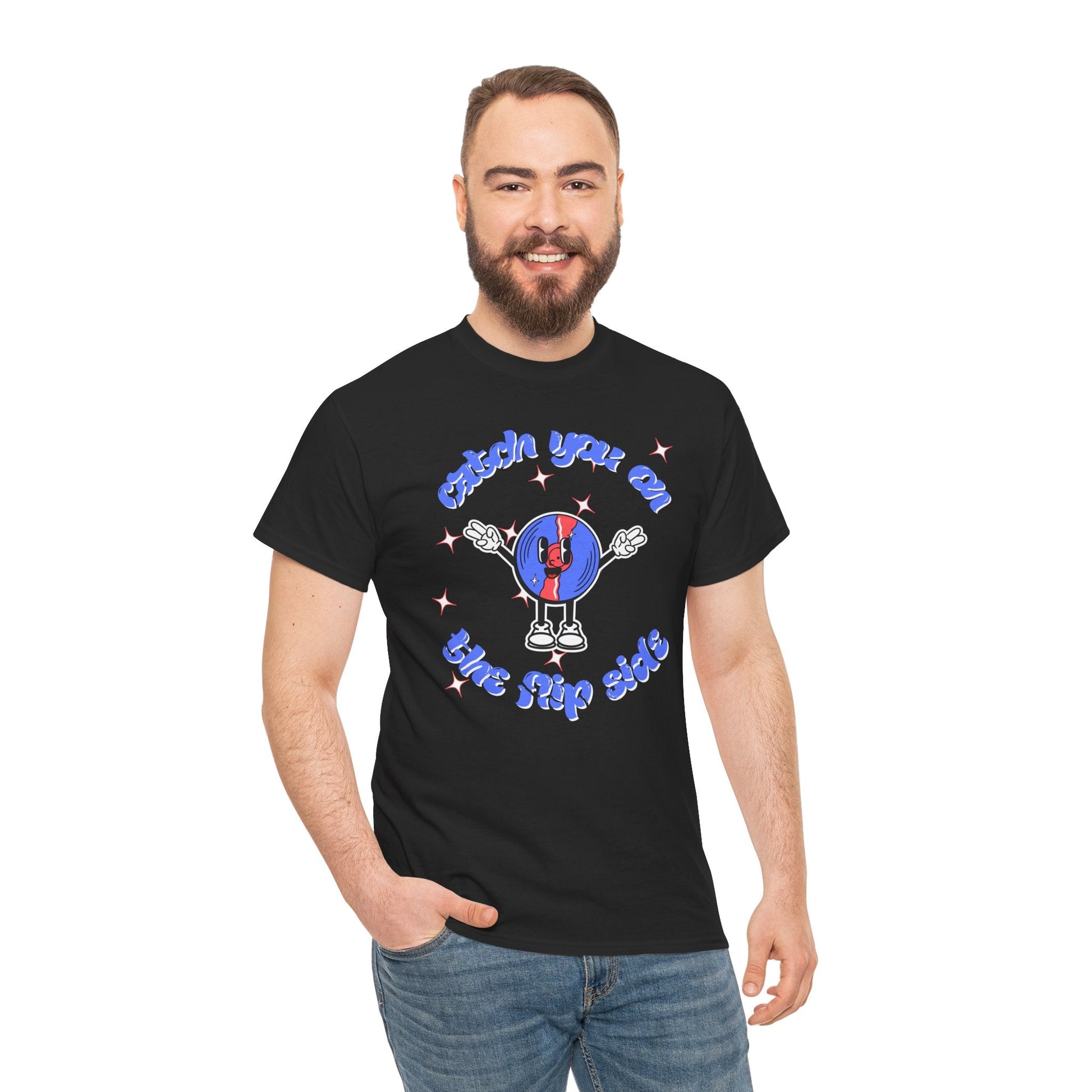 Catch You On The Flip Side Men's Vinyl T-Shirt