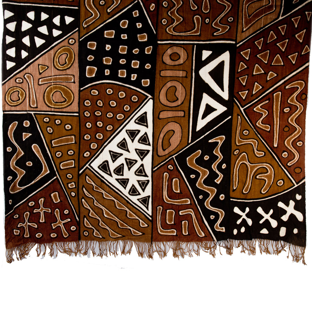 Hand Painted Handwoven Cotton Throw