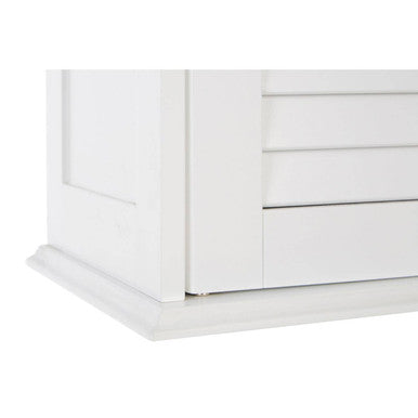 White Wood 2 Door Wall Cabinet