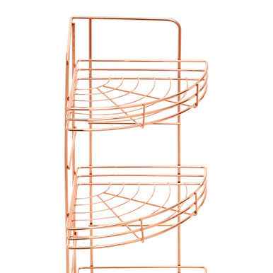 5 Tier Copper Corner Storage Rack