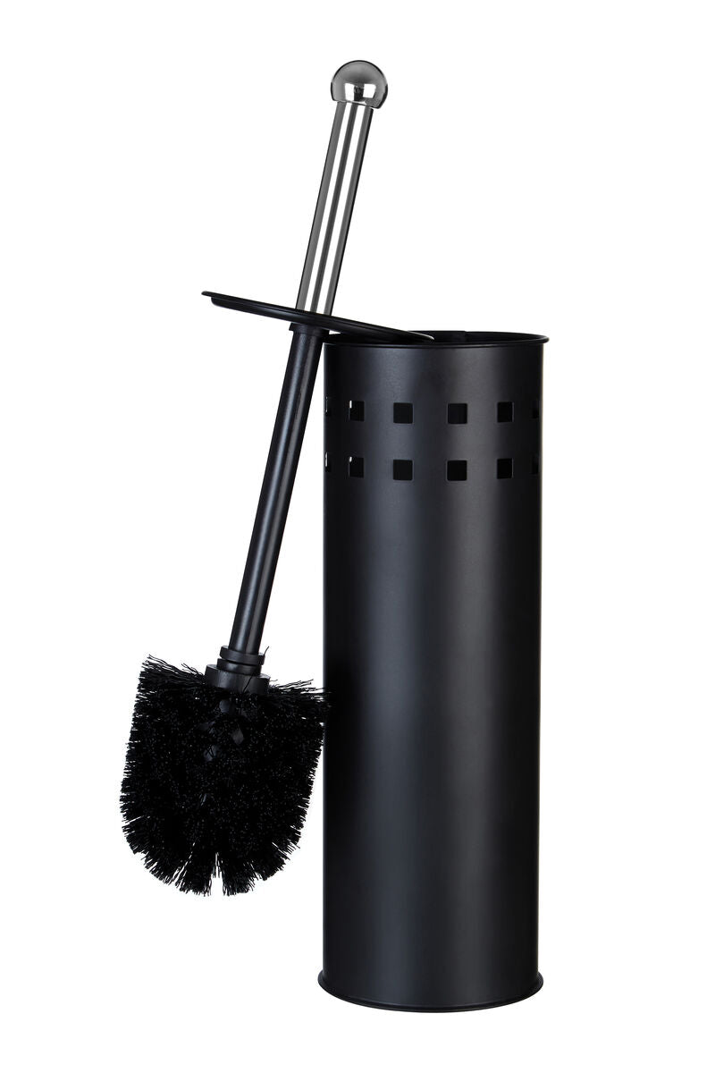 Matt Black Square Toilet Brush Holder