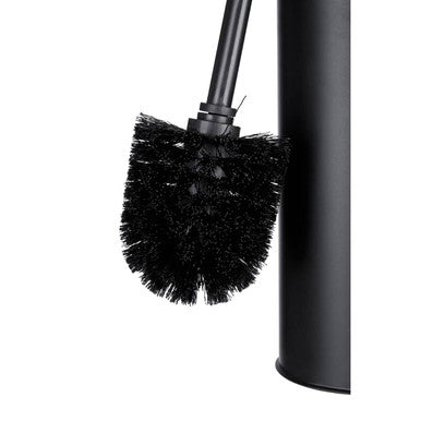 Matt Black Square Toilet Brush Holder