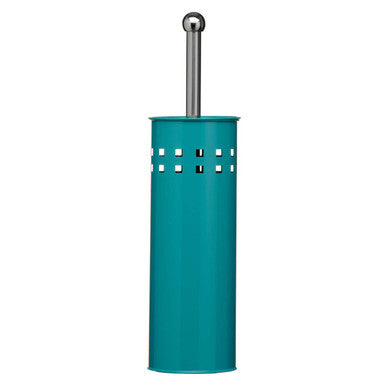 Turquoise Toilet Brush with Holder