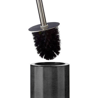 Dark Grey Marble Effect Toilet Brush