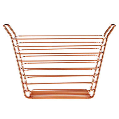 Small Gold Wire Basket for Storage