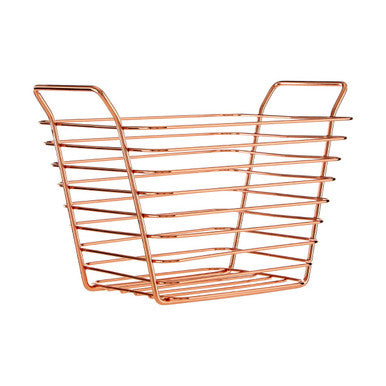 Small Gold Wire Basket for Storage