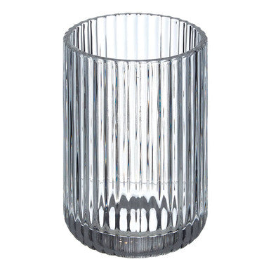 Clear Glass Bathroom Tumbler