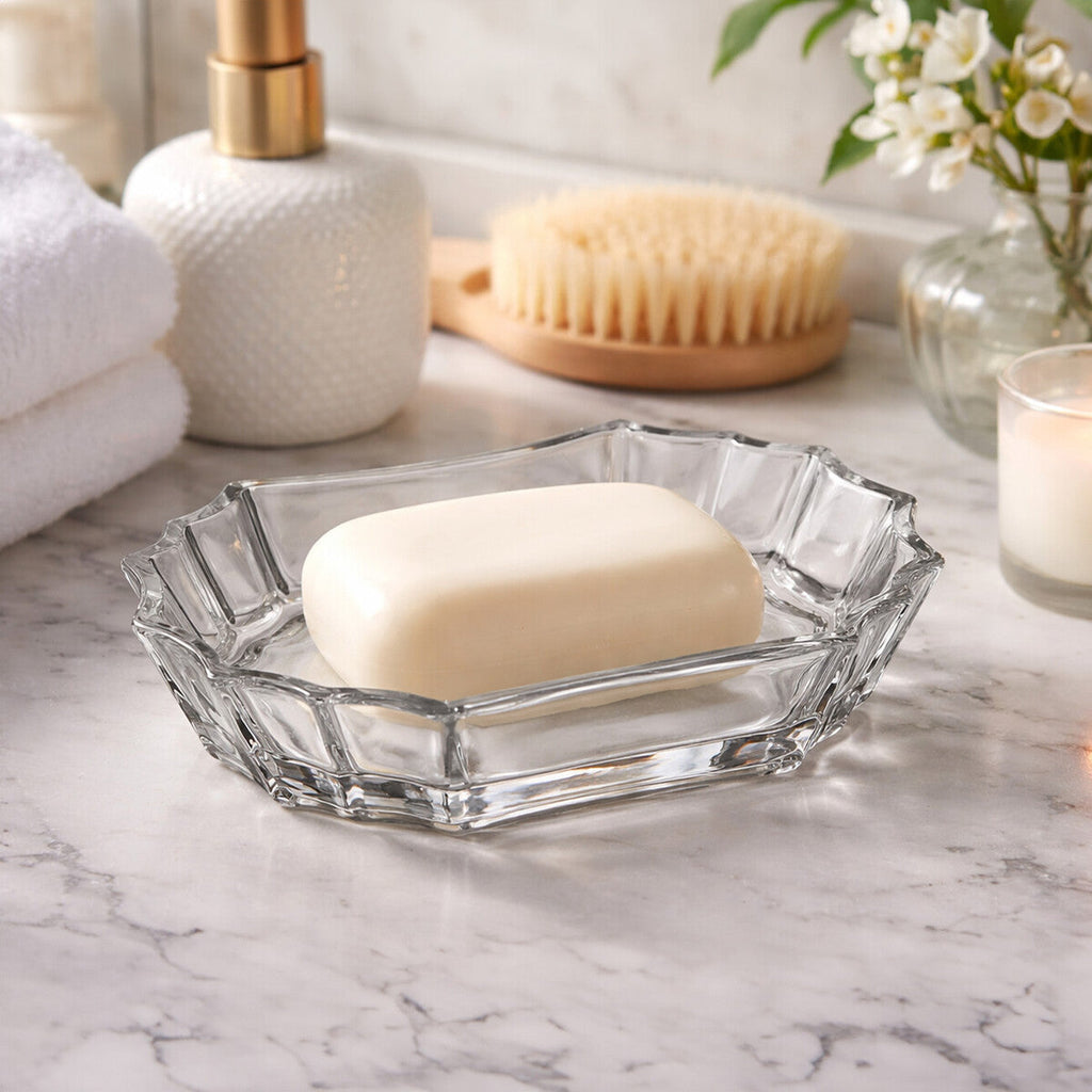 Clear Louvre Soap Dish