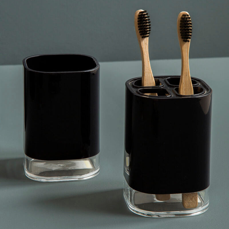 Black Acrylic Toothbrush Holder