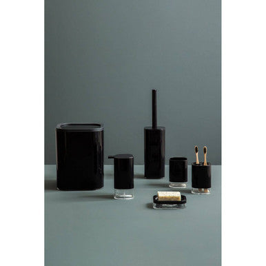 Black Acrylic Toothbrush Holder