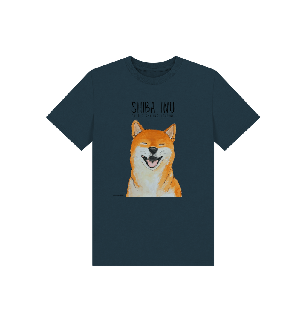 Tiny Human Big Shiba Energy Kids Tee
