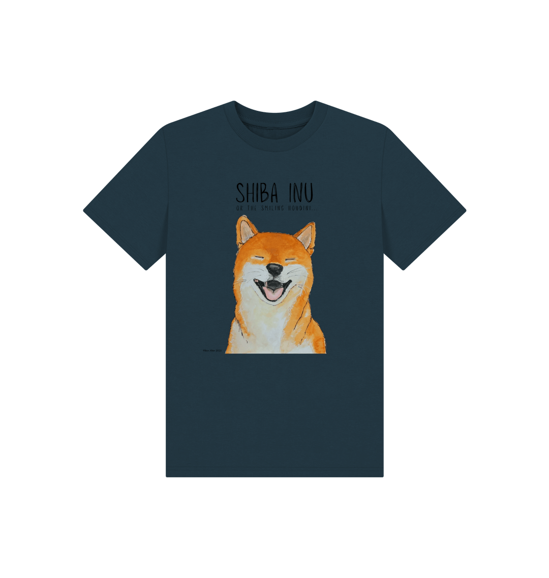 Tiny Human Big Shiba Energy Kids Tee
