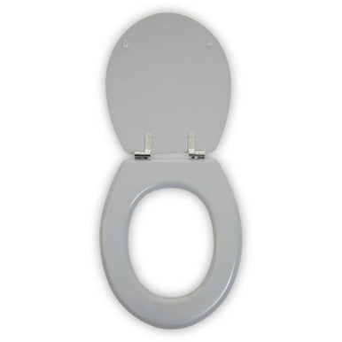 Grey Panel Effect Toilet Seat