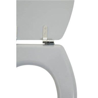 Grey Panel Effect Toilet Seat
