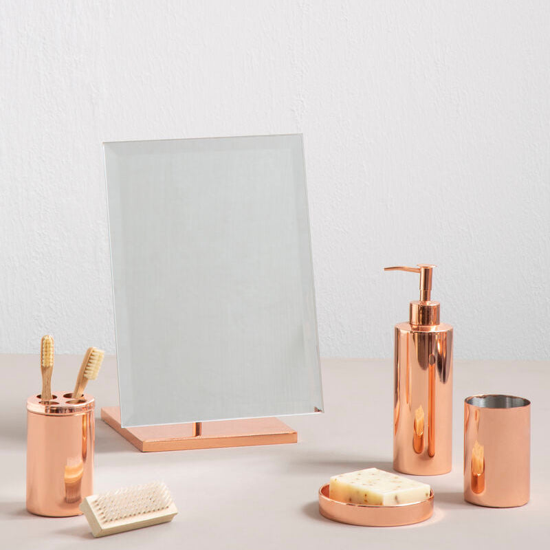 Rose Gold Table Mirror
